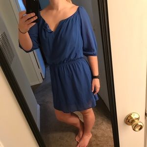 Royal blue dress